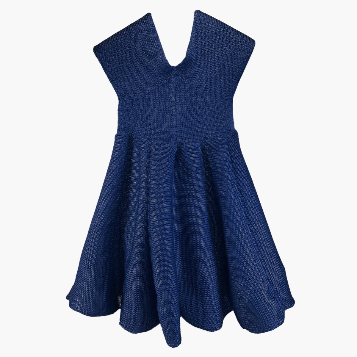 Sommerkleid von vincente aus Tencel/Lyocell gestrickt in Dunkelblau