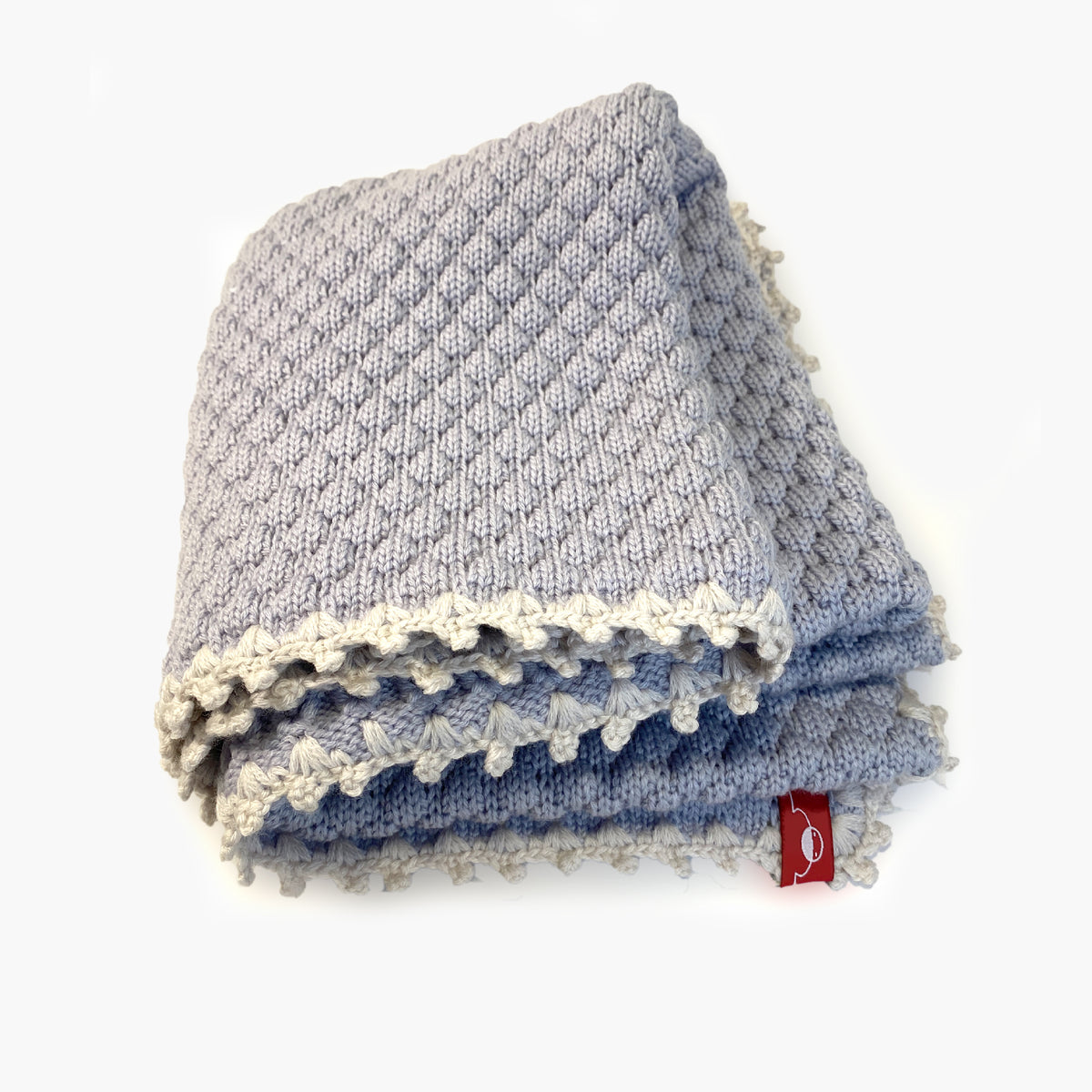 Warme Babydecke mit Mäusezähnchen von vincente für Neugeborene
